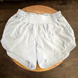 Women's Lululemon Light Blue Hotty Hot Shorts